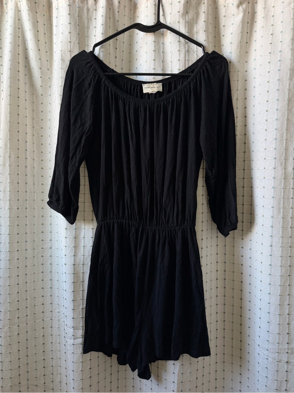 Black Women's On or Off-Shoulder Romper
